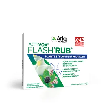 Activox Flash'Rub 1ers Signes 15 Comprimés