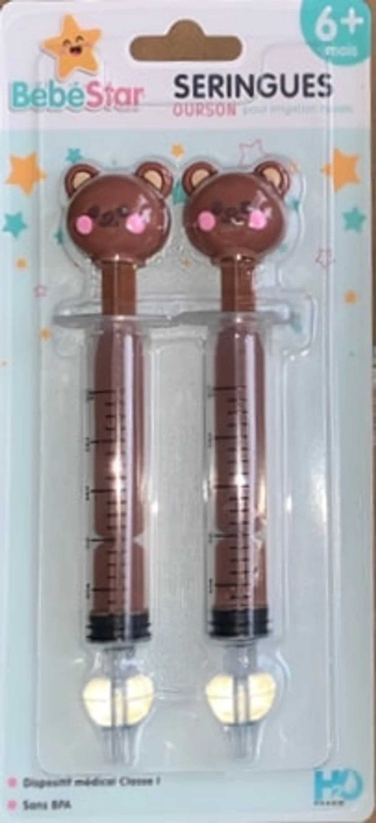 H2O Seringues Nasales Ourson 2x10ml