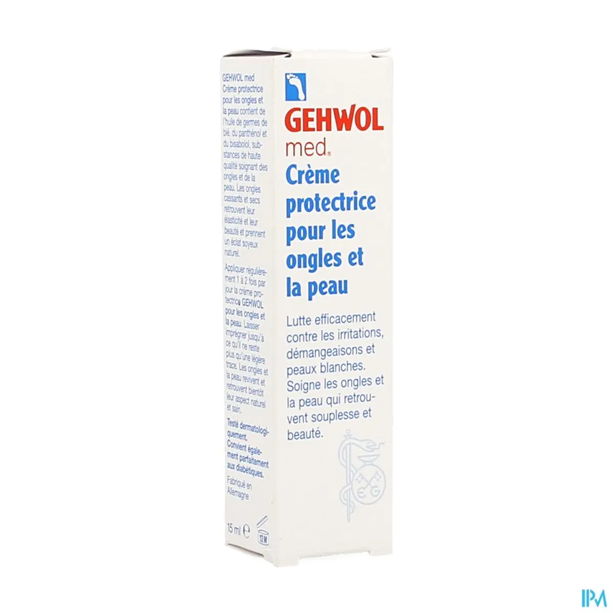 Gehwol Med Crème Protection Ongles & Peau 15ml