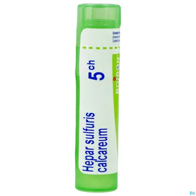 Hepar Sulfuris Calcareum 5CH Granules 4g Boiron