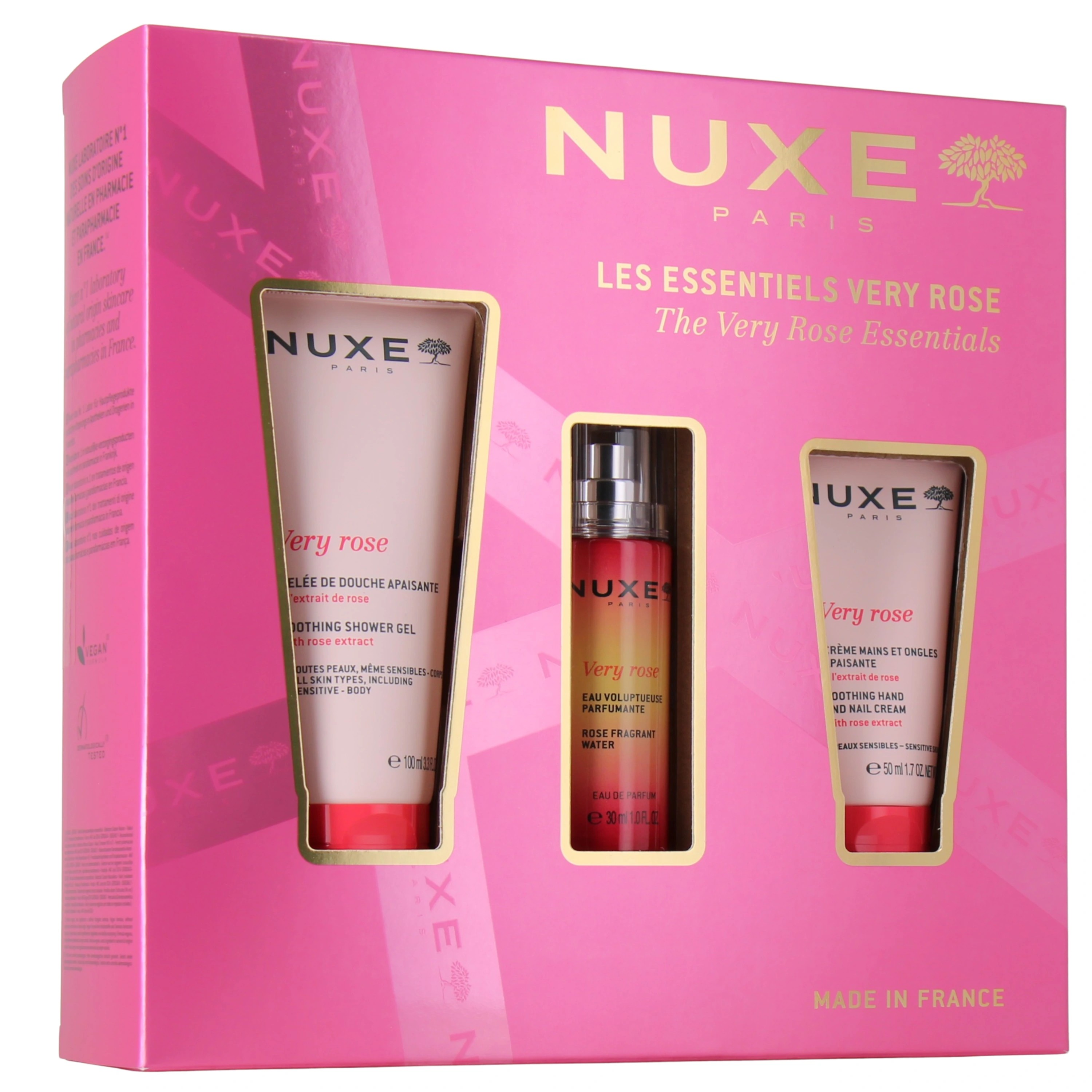 Nuxe Set Les Essentiels Very Rose 3 Producten - Nuxe