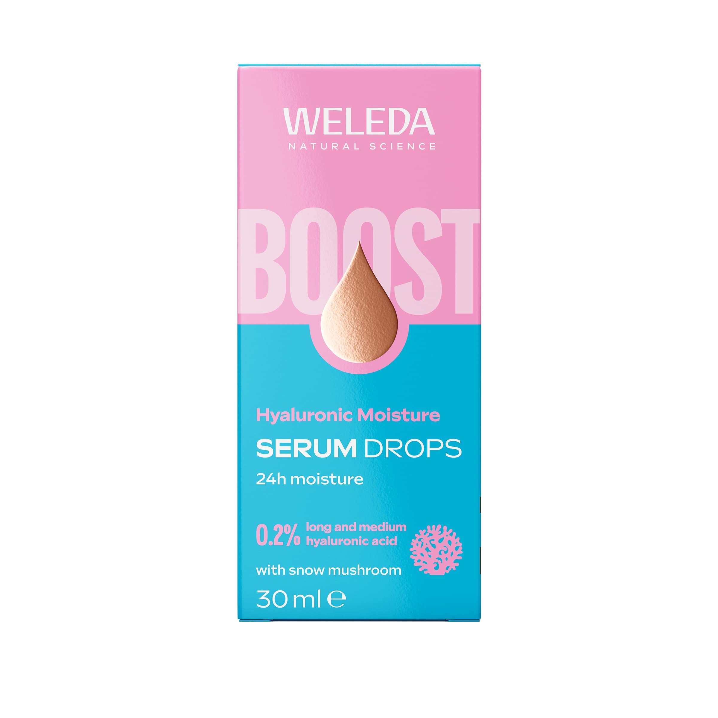 Weleda Boost Serum Drops Hyaluronic Moisture 30ml - Weleda