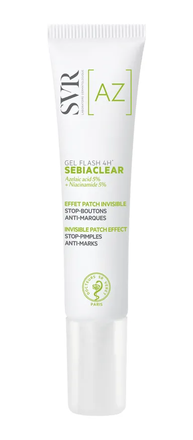SVR AZ Sebiaclear Gel Flash 4U Tegen Puistjes 15 ml