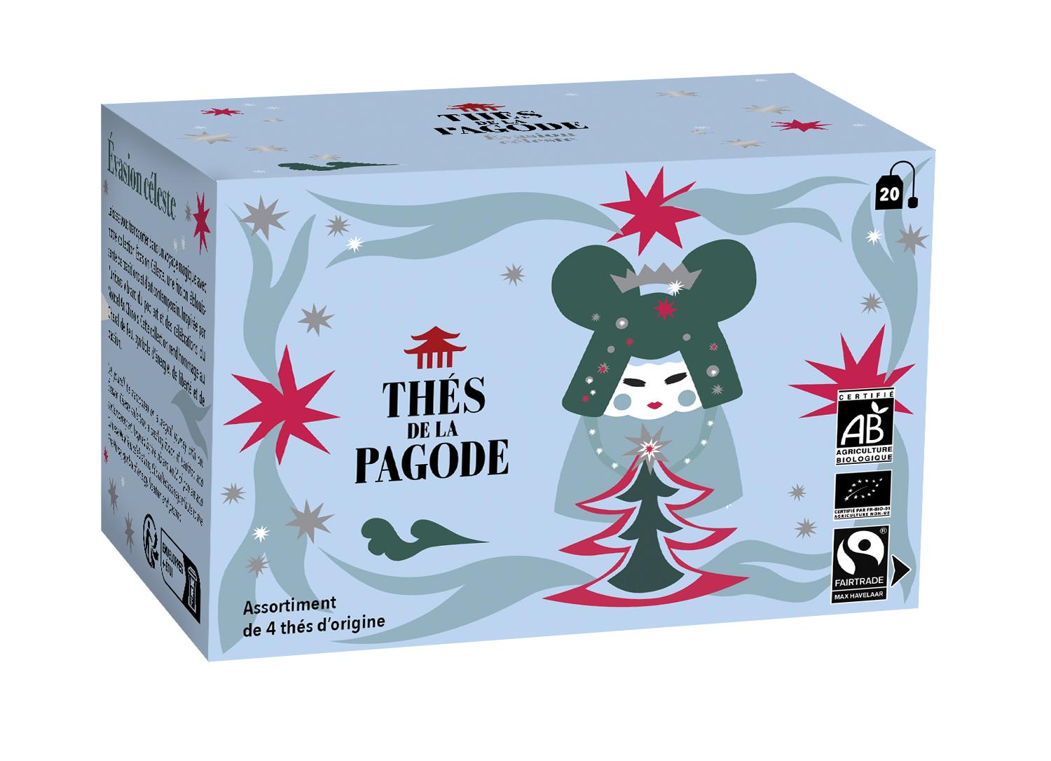 Thés de la Pagode Set Origine Princesse Zao 20 Theezakjes - Thés de la Pagode