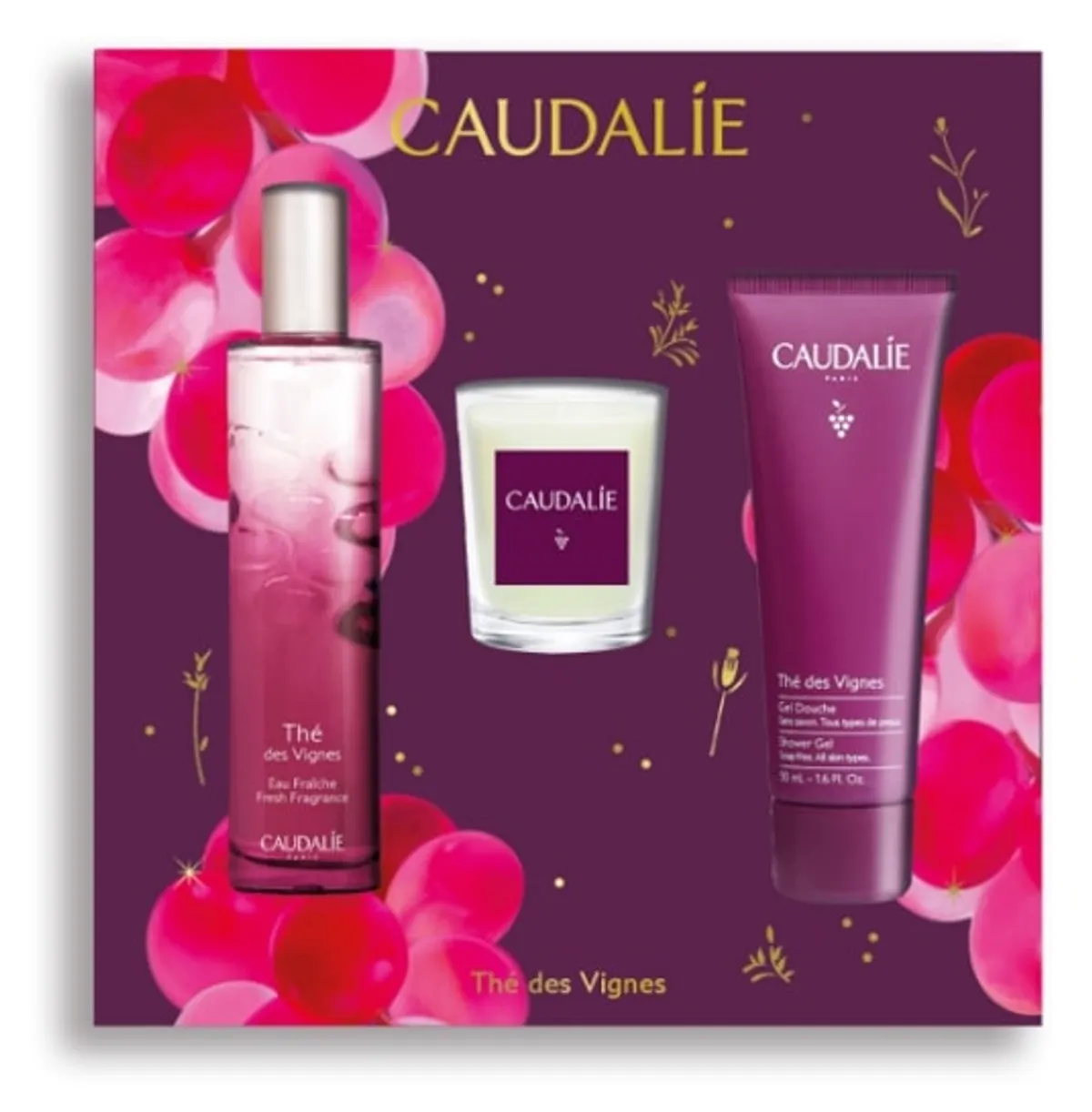 Caudalie Coffret Thé Des Vignes 3 Produits