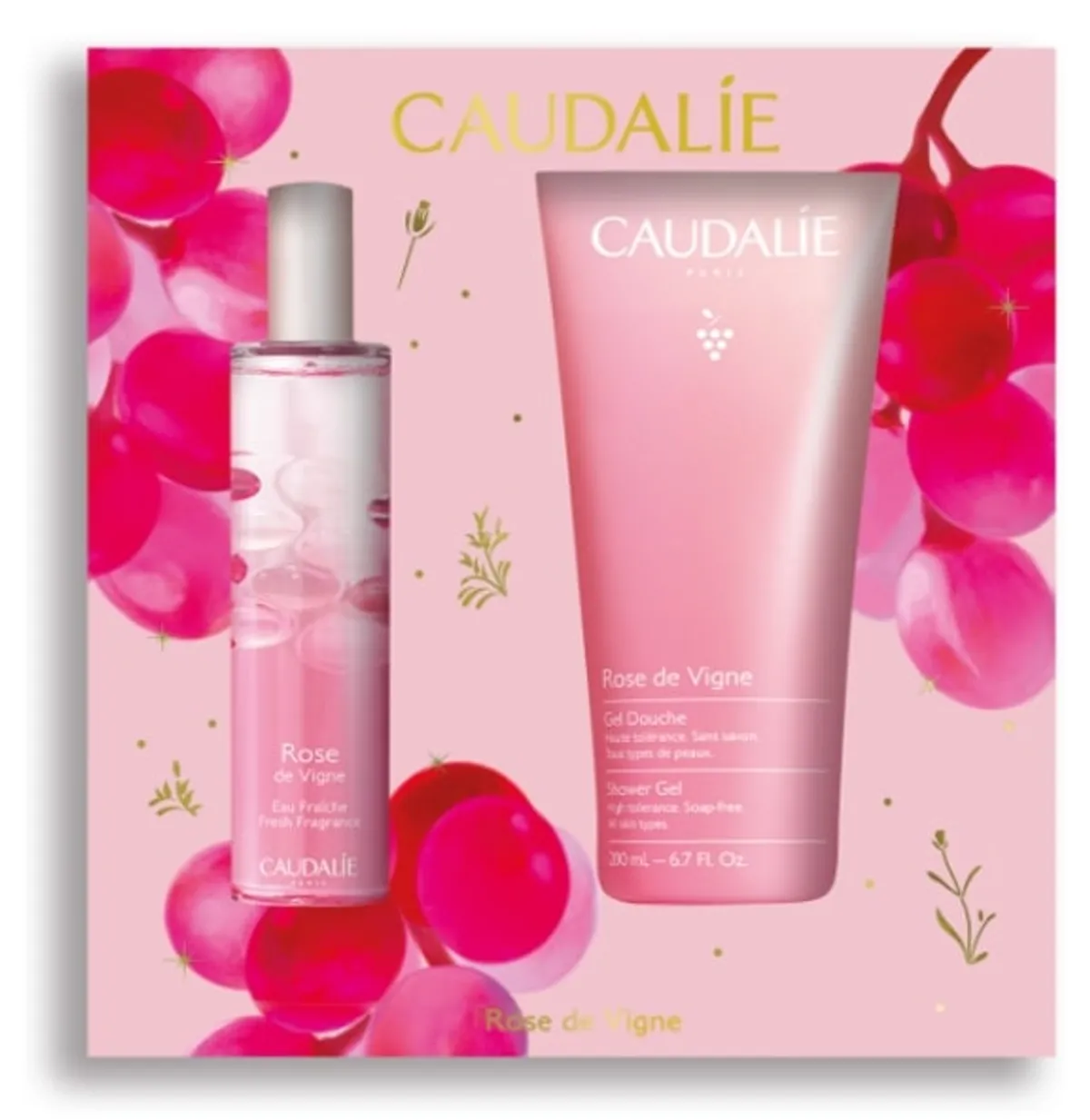 Caudalie Coffret Rose de Vigne 2 Produits