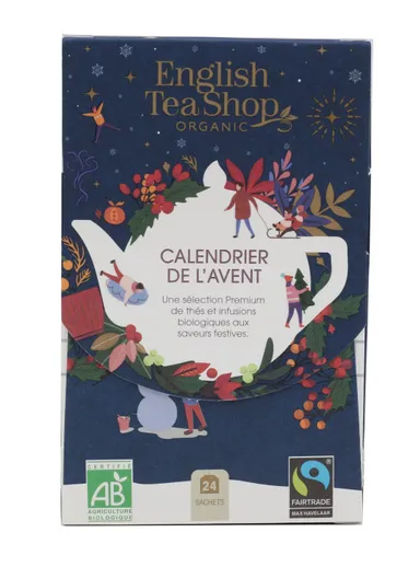 English Tea Shop Adventskalender Mini Blue Bio 24 Zakjes