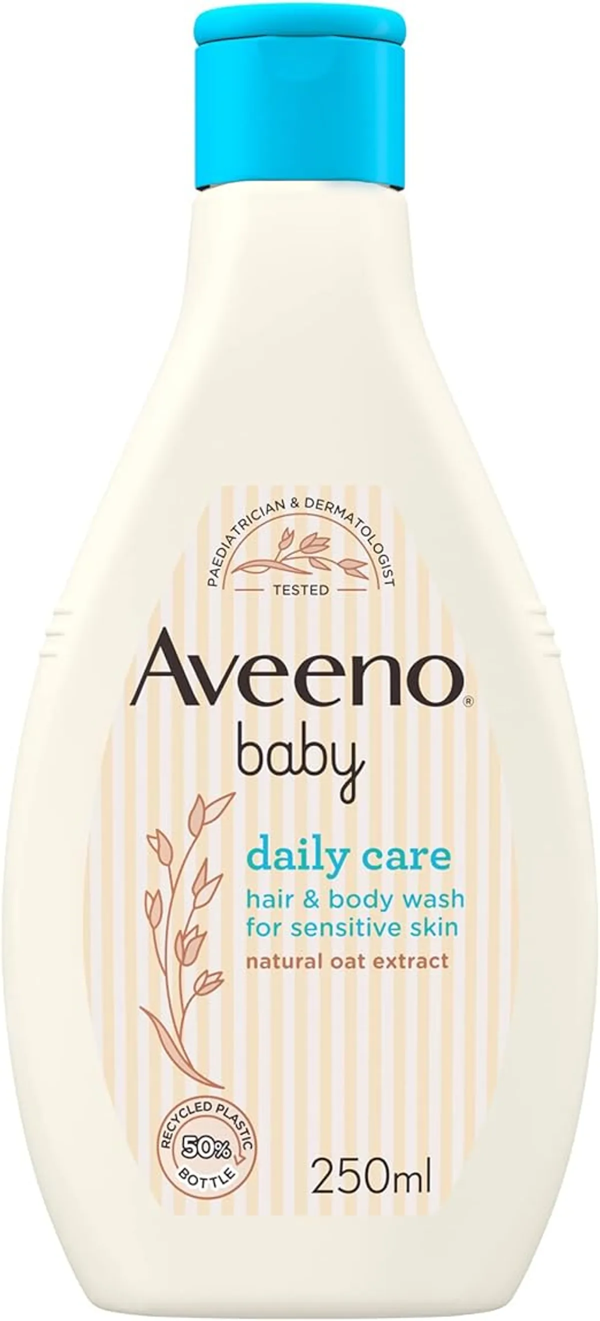 AVEENO BABY DAILY CARE WASGEL HAAR & LICHAAM 250ML