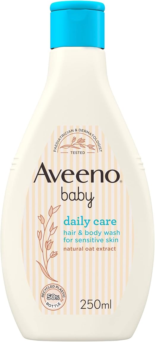 AVEENO BABY DAILY CARE WASGEL HAAR & LICHAAM 250ML - AVEENO