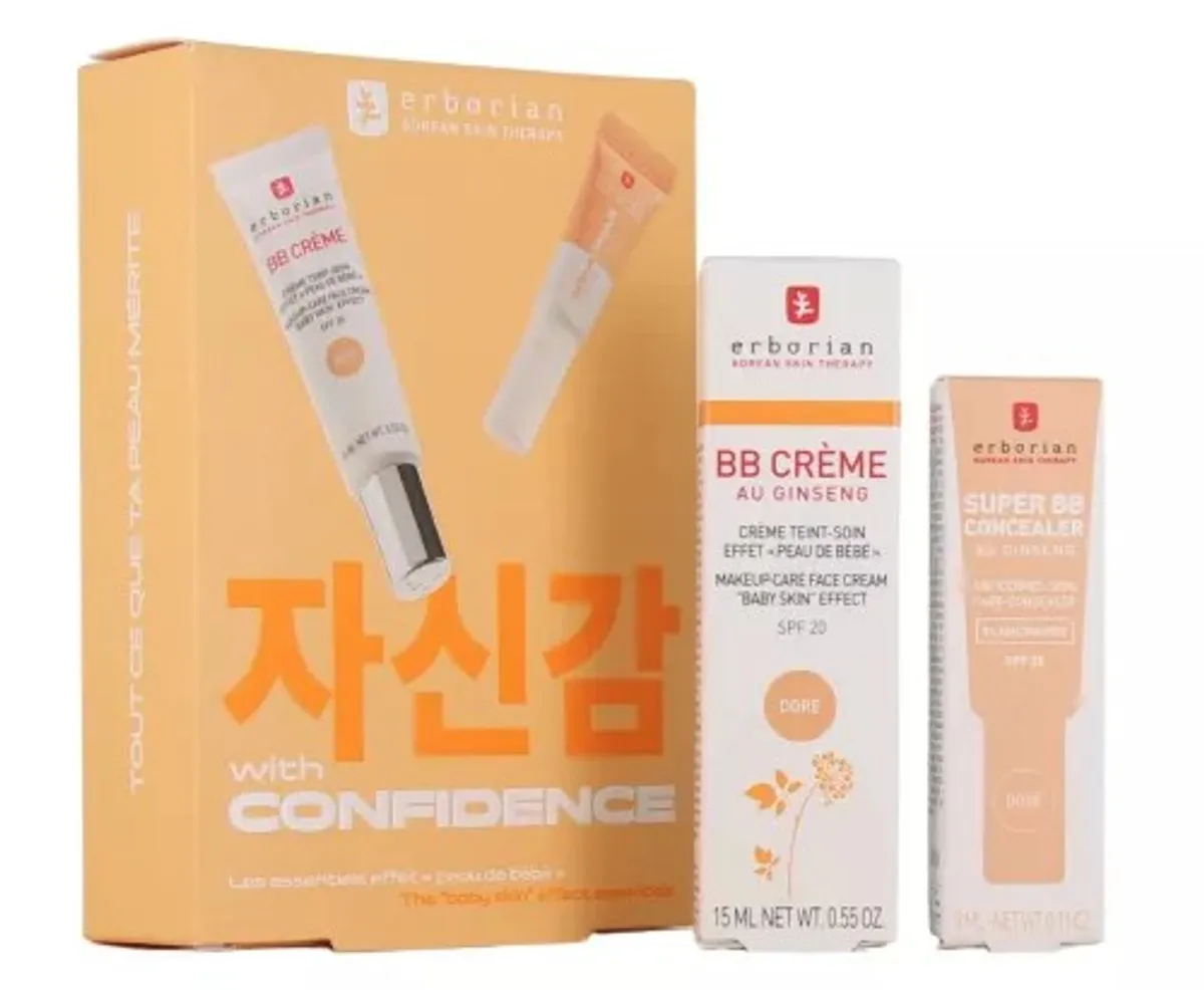 Erborian Set BB x Super BB Concealer Doré 2 Produits