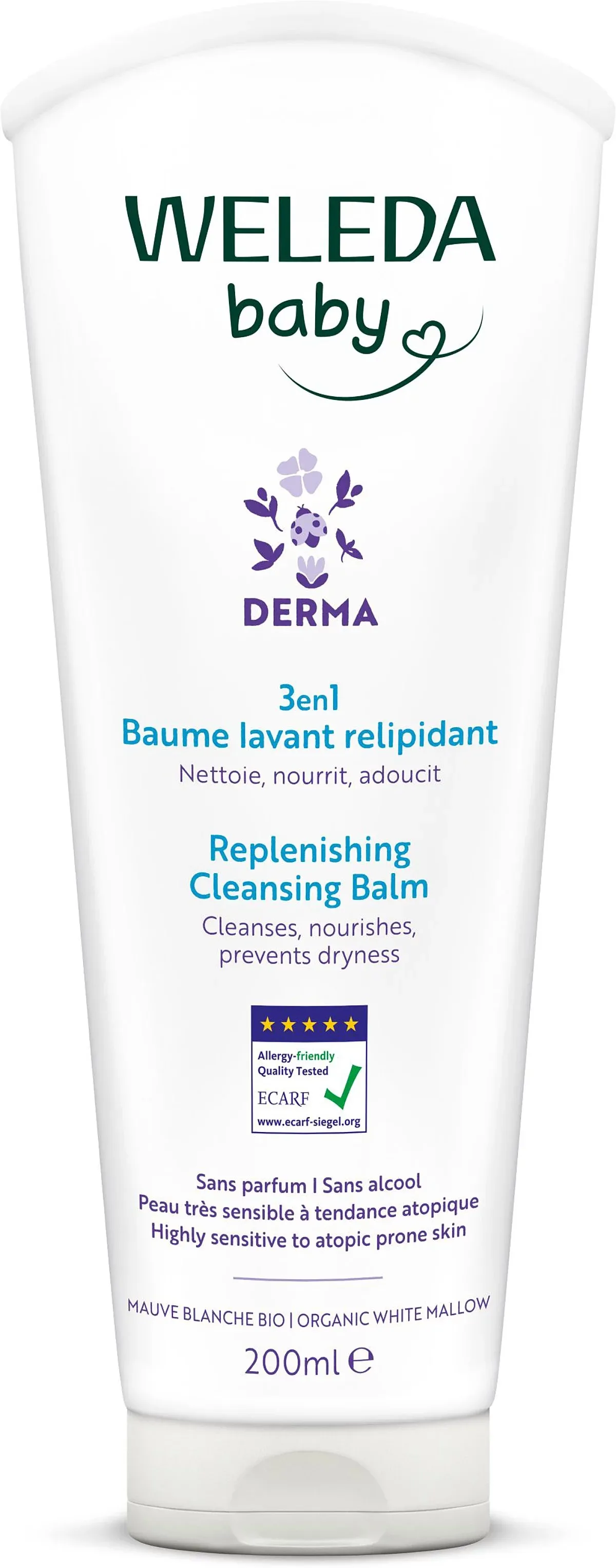 Weleda Baby Derma 3-in-1 Reinigingsbalsem 200 ml