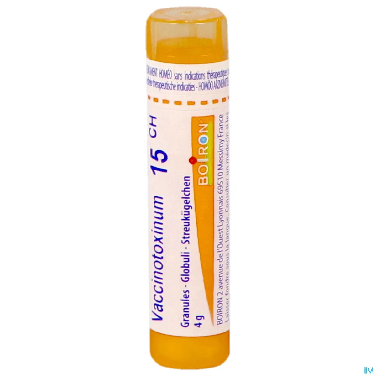 Vaccinotoxinum 15CH Granulen 4g Boiron