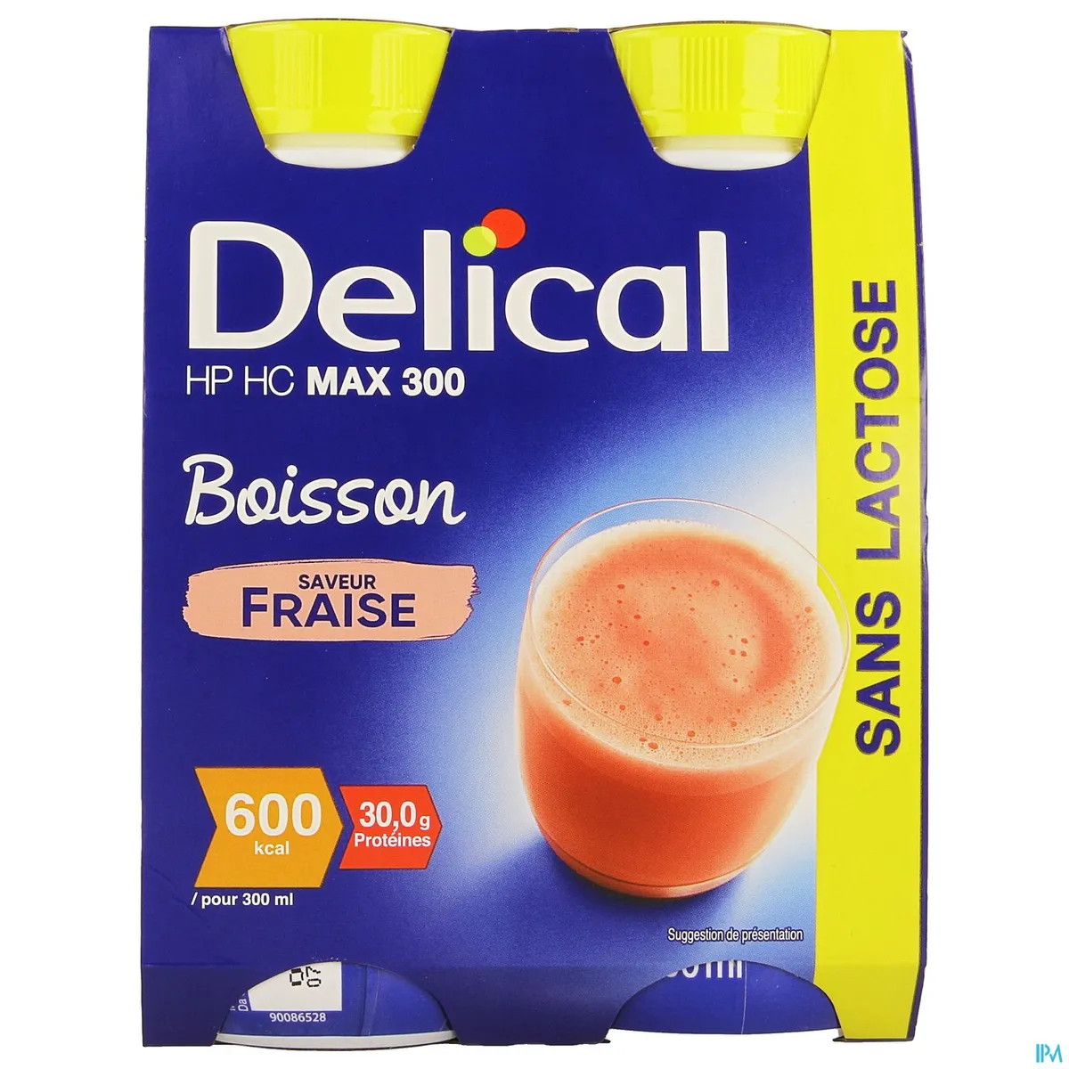 Delical Max 300 Aardbei 4x300ml