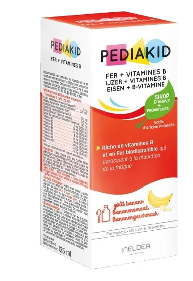 Pediakid Fer + Vitamine B Sirop 125ml