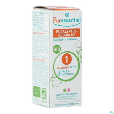 Puressentiel Expert Eucalyptus Globulus Bio Essentiële Olie 10ml