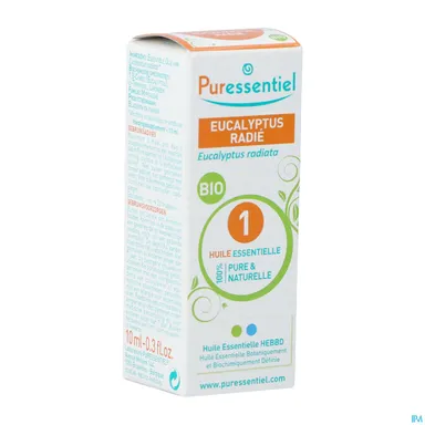Puressentiel Expert Eucalyptus Radiata Bio Essentiële Olie 10ml