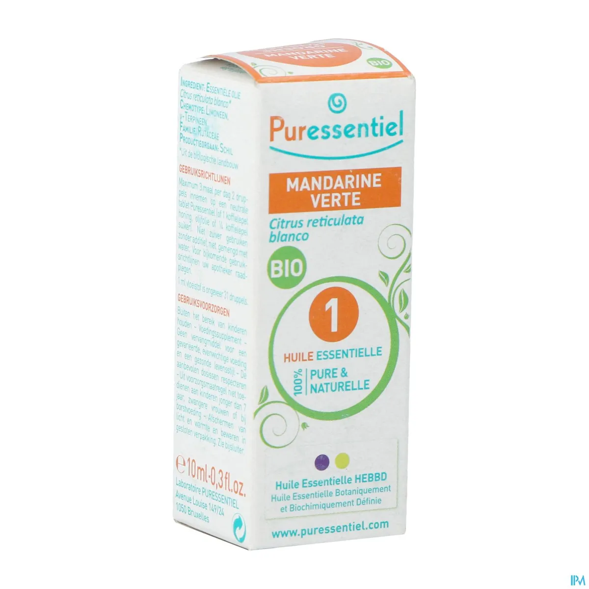 Puressentiel Expert Mandarijn Essentiële Olie Bio 5ml