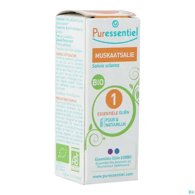 Puressentiel Expert Muskaatsalie Essentiële Olie Bio 5ml