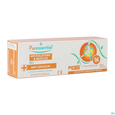 Puressentiel Gewrichten Gel 14 Etherische Oliën 60ml
