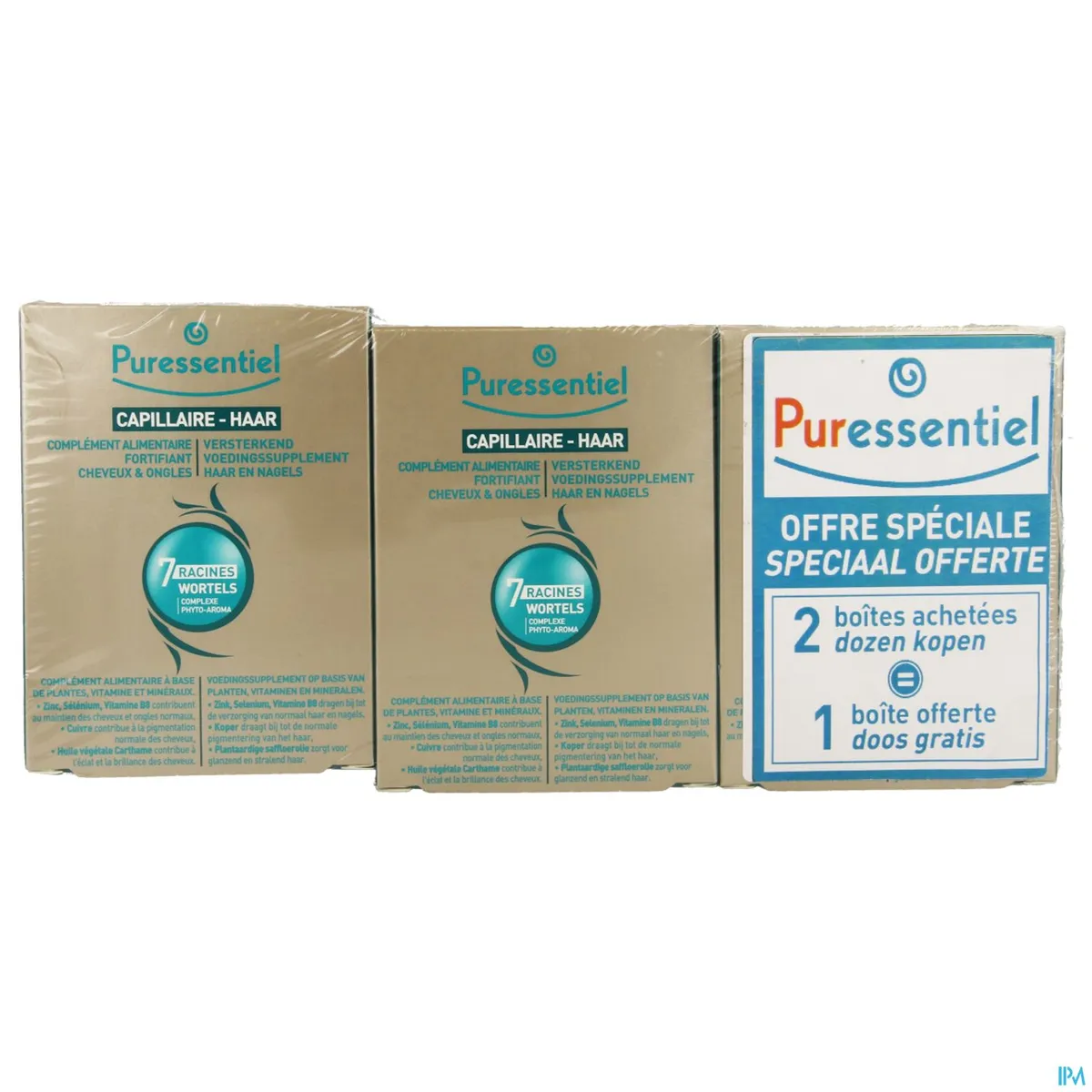 Puressentiel Capillaire Fortifiant Cheveux et Ongles Trio 3x30 Capsules