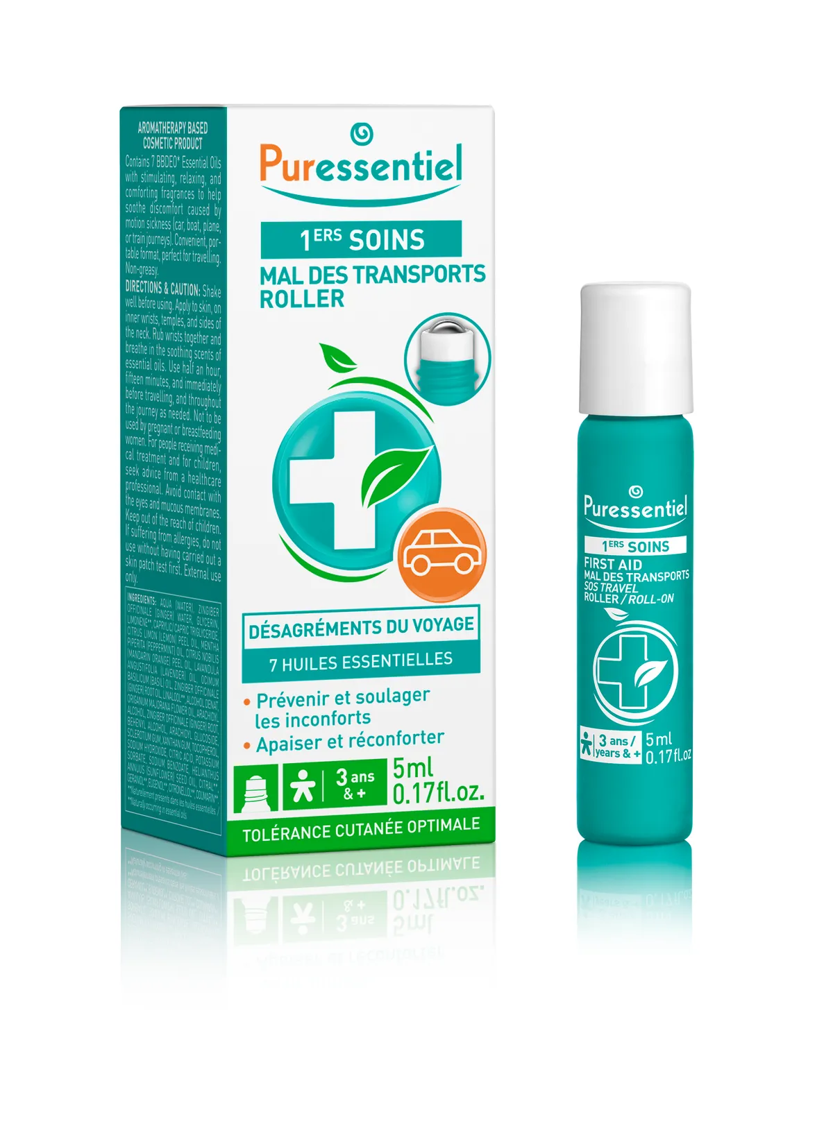 Puressentiel Mal Des Transport Roller 7 Huiles Essentielles 5ml