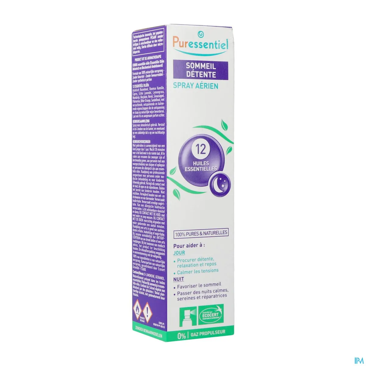 Puressentiel Slaap Ontspannend Spray 12 Essentiële Oliën 200 ml