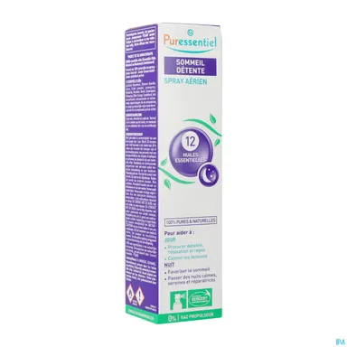 Puressentiel Slaap Ontspannend Spray 12 Essentiële Oliën 200 ml