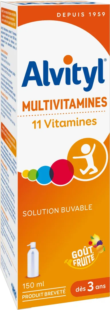 Alvityl Multivitamines Solution Buvable 150ml