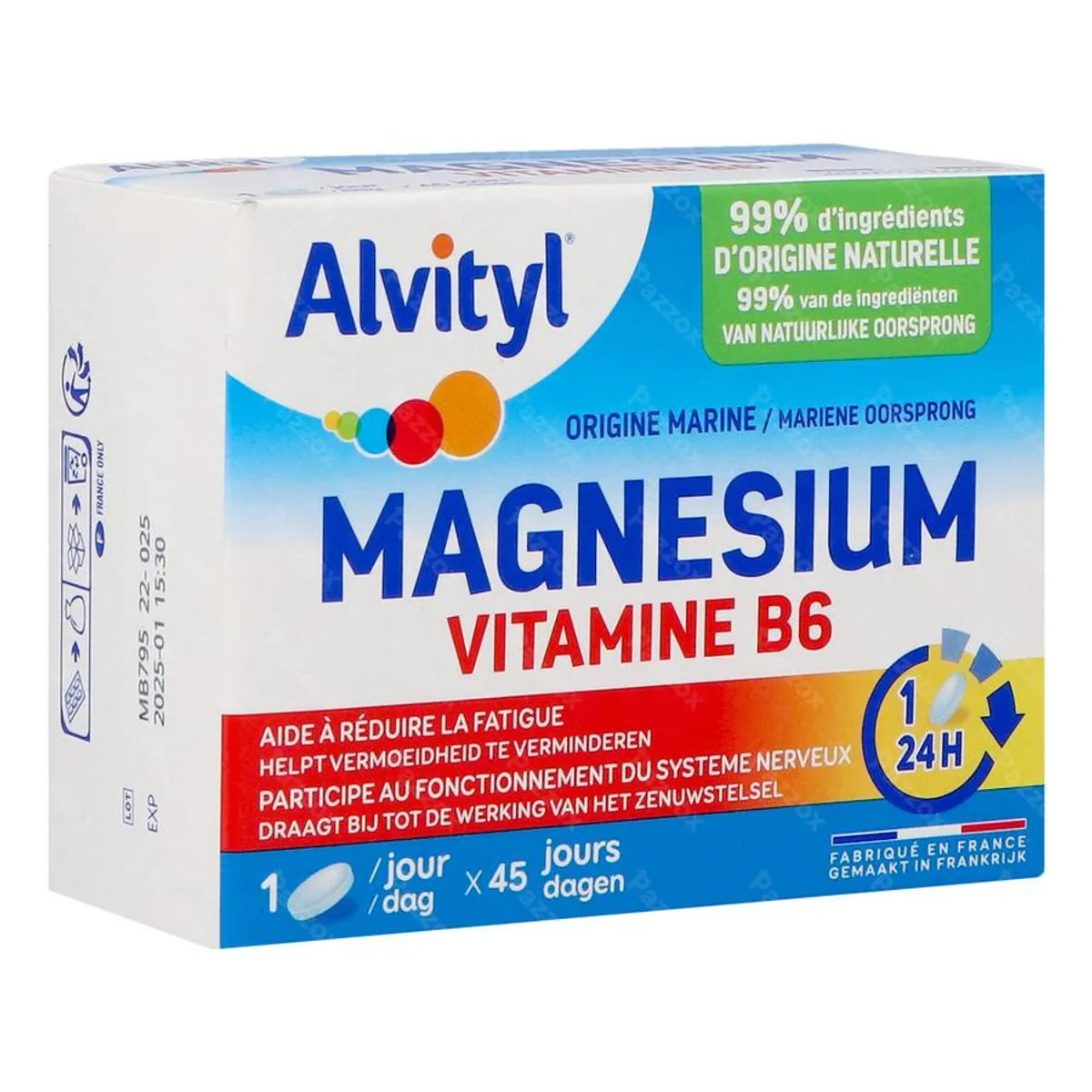 Alvityl Magnésium Vitamine B6 45 Comprimés