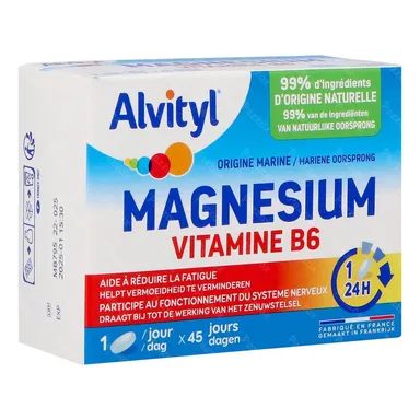 Alvityl Magnésium Vitamine B6 45 Comprimés