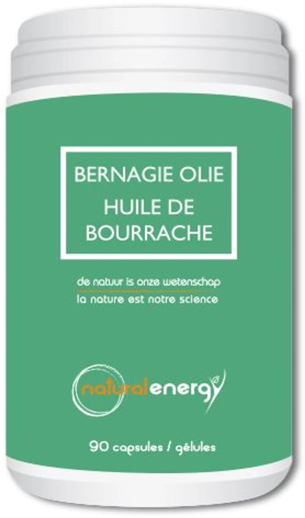 Huile Bourrache Natural Energy 90 Capsules