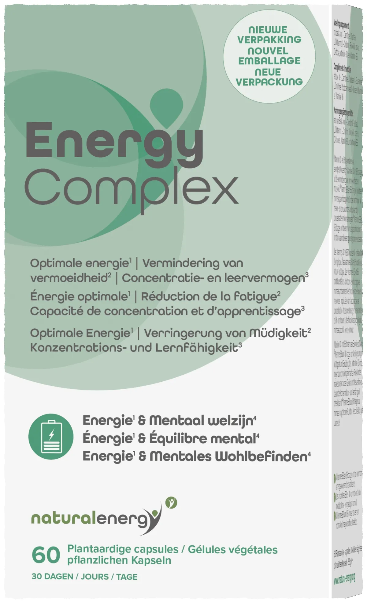 Energy Complex Natural Energy 60 Capsules
