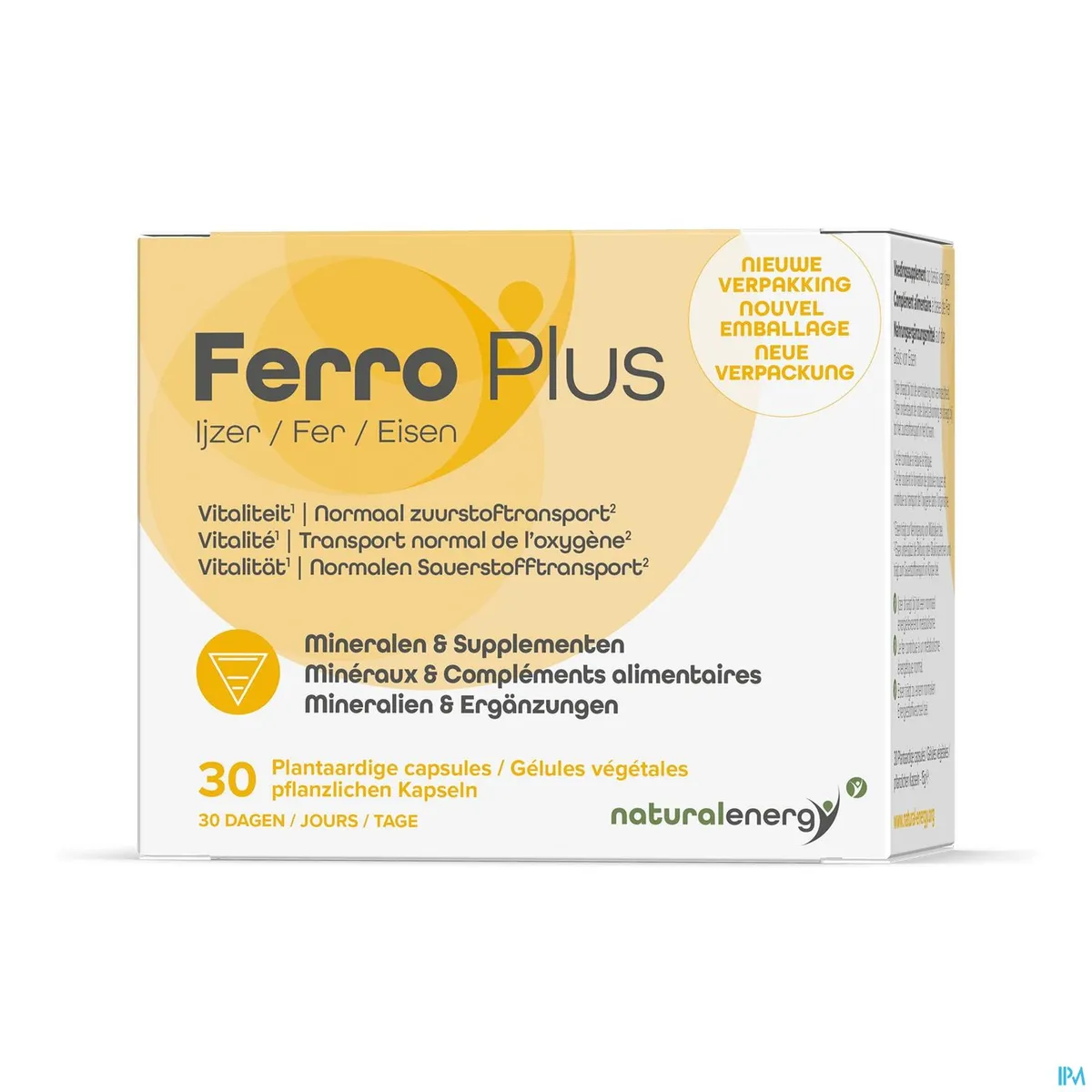 Ferro Plus Natural Energy 30 Capsules