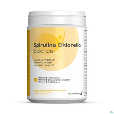 Spirulina Chlorella Balance Natural Energy 500 Capsules