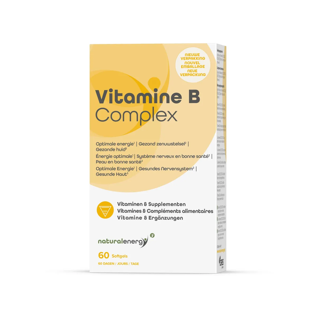 Vitamine B Complex Natural Energy 60 Capsules