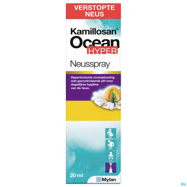 Kamillosan Ocean Spray Nasal Hypertonique 20ml