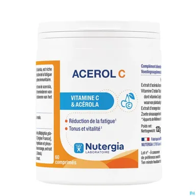Nutergia Acerol C 60 tabletten