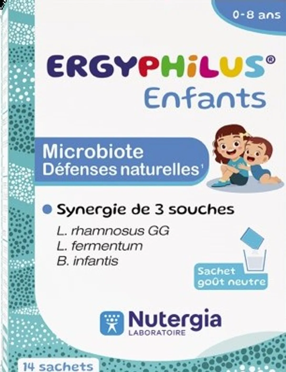 Nutergia Ergyphilus kind 14 zakjes x2g