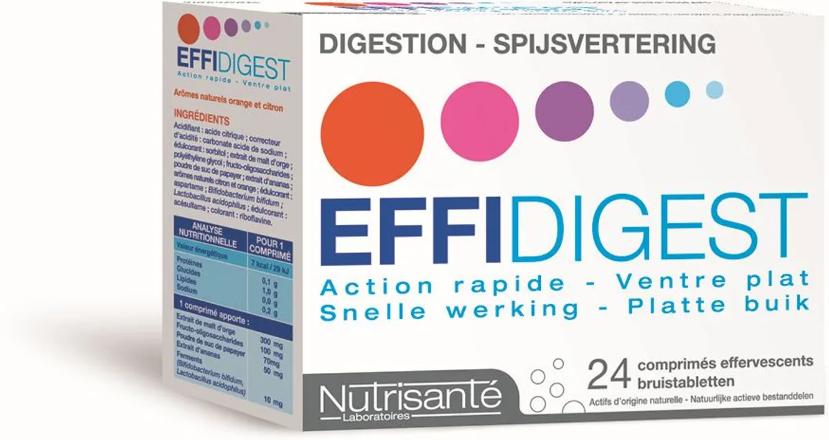 Effidigest 24 Bruistabletten