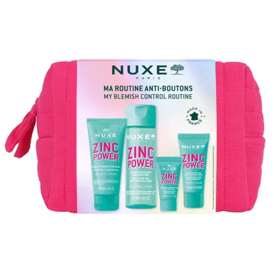 Nuxe Zinc Power Ma Routine de Voyage Anti-Boutons 4 Produits