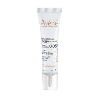 Avène Hyaluron Activ Procédure Retinal 0,05% Crème Micro-Lift Yeux Lèvres 15ml