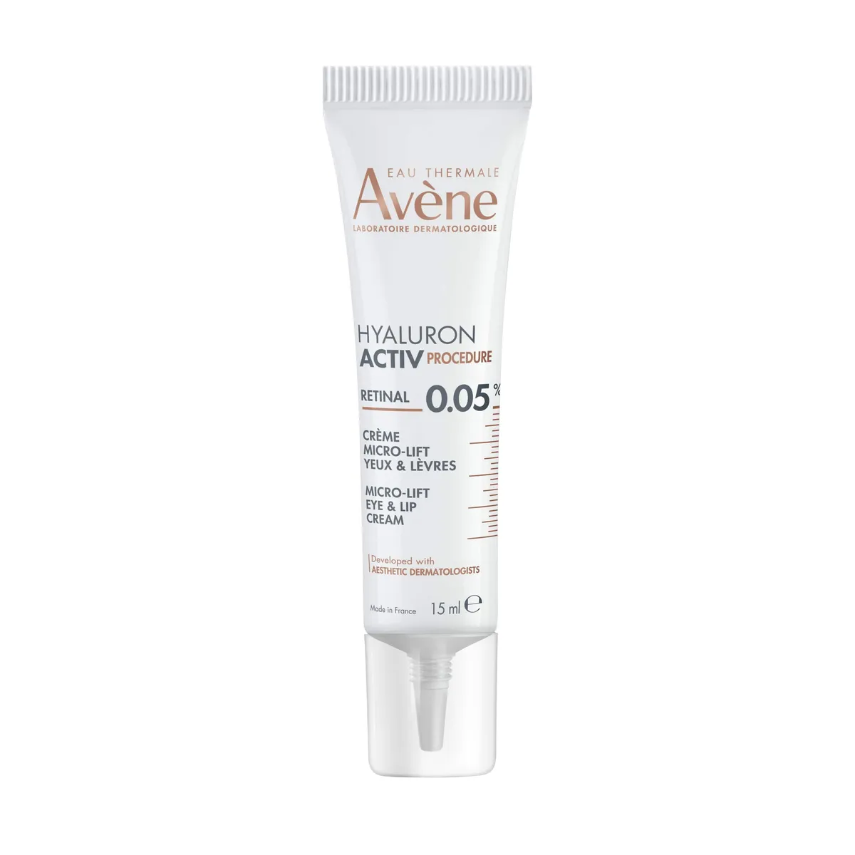 Avène Hyaluron Activ Procedure Retinal 0,05% Crème Micro-Lift Ogen Lippen 15 ml