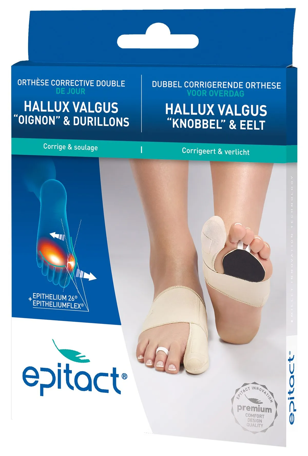 Epitact Orthese Corrective Double Protection Gauche Small
