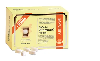 BioActive Vitamine C 750 mg Promopack 120+30 Tabletten