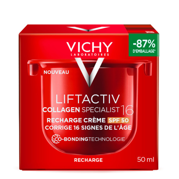 Vichy Liftactiv Collagen Specialist 16 Dagcrème Navulling 50 ml - Vichy