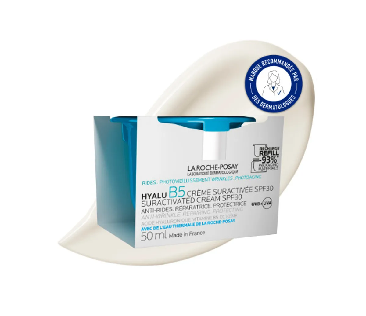 La Roche Posay Hyalu B5 Hoogactieve Crème SPF30 Navulling 50 ml