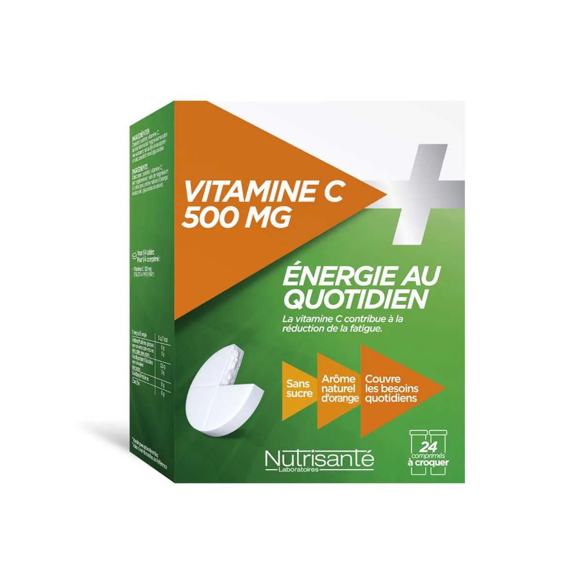Vitamine C 500mg 24 Comprimés à Croquer