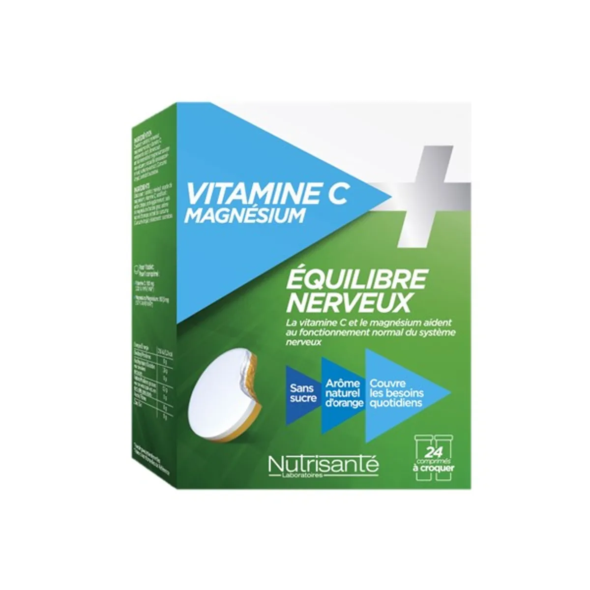 Vitamine C + Magnésium 24 Comprimés A Croquer