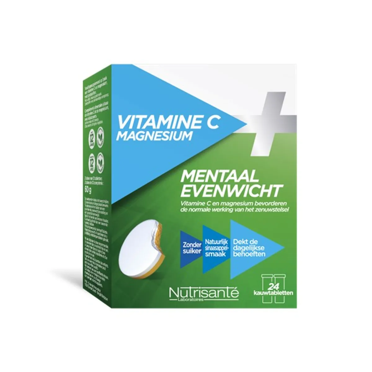 Vitamine C + Magnesium 24 Kauwtabletten