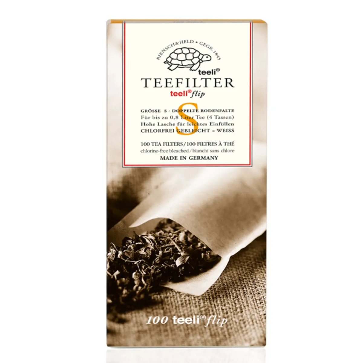 TEELI THEEFILTERS S (15.5 x 7.55CM) 100PCS